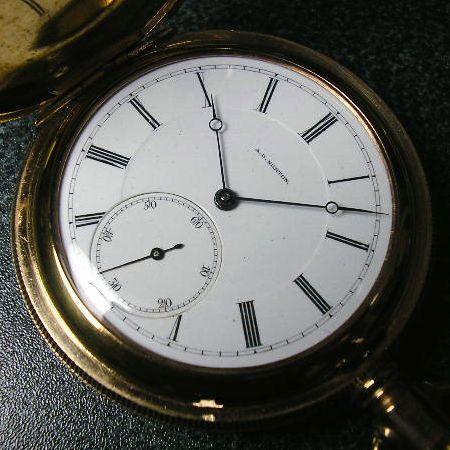 A.D.NORTON (by AGASSIZ)アンティーク手巻き懐中時計 : 古時計の館