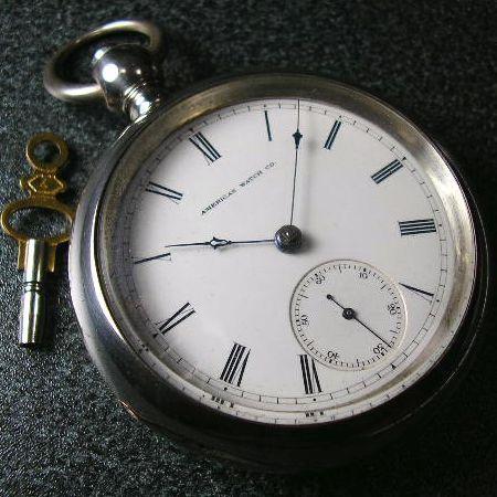 WALTHAM（ウォルサム） AMERICAN WATCH CO. 大型鍵巻き銀製