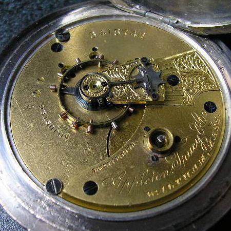 WALTHAM（ウォルサム） WALTHAM Appleton Tracy 鍵巻きアンティーク銀