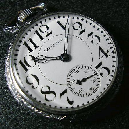 WALTHAM Crescent St, クレセントストリート 手巻きアンティーク懐中