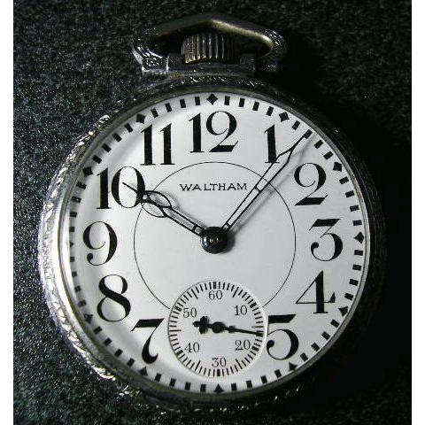 WALTHAM Crescent St, クレセントストリート 手巻きアンティーク懐中