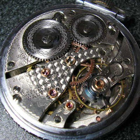 WALTHAM Crescent St, クレセントストリート 手巻きアンティーク懐中