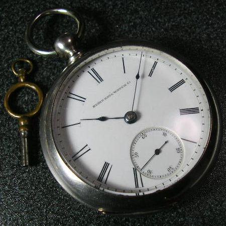 ELGIN（エルジン） エルジン大型鍵巻き銀製アンティーク懐中時計