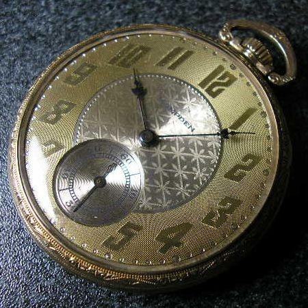 HAMPDEN AVIATOR ハンプデン手巻きアンティーク懐中時計 : 古時計の館