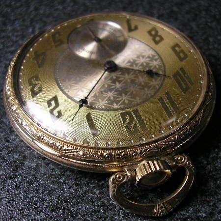 HAMPDEN AVIATOR ハンプデン手巻きアンティーク懐中時計 : 古時計の館
