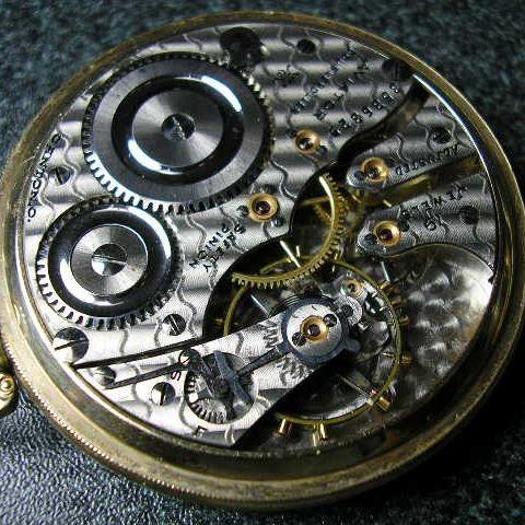 HAMPDEN AVIATOR ハンプデン手巻きアンティーク懐中時計 : 古時計の館