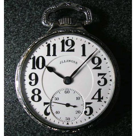 イリノイ・バンスペシャル 手巻きハイグレードアンティーク懐中時計