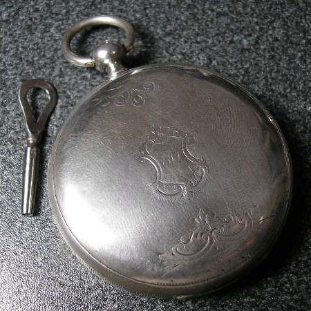 LONGINES（ロンジン） LONGINES銀ハンターケース 鍵巻きアンティーク