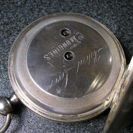 LONGINES（ロンジン） LONGINES銀ハンターケース 鍵巻きアンティーク