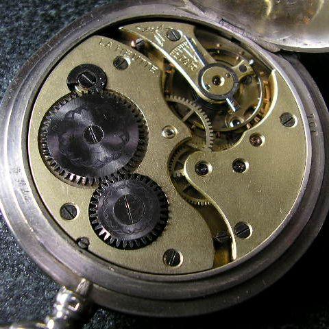 LA HEUTTE ニエロハンターケース, アンティーク手巻き懐中時計 : 古