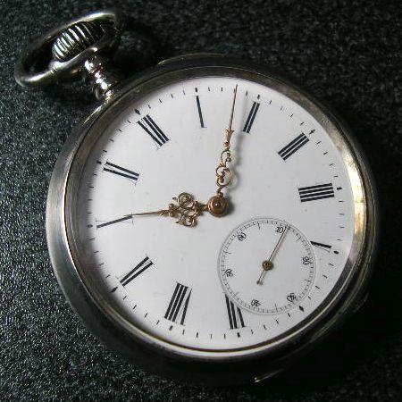 IWC (JWC刻印） 銀製手巻きアンティーク懐中時計 : 古時計の館 - 通販