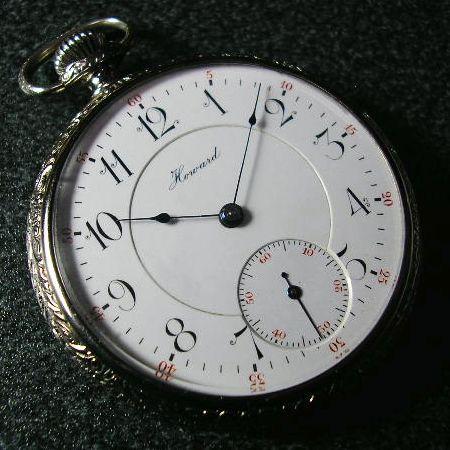 HOWARD SERIES 10 ハワードシリーズ10手巻きアンティーク懐中時計 : 古