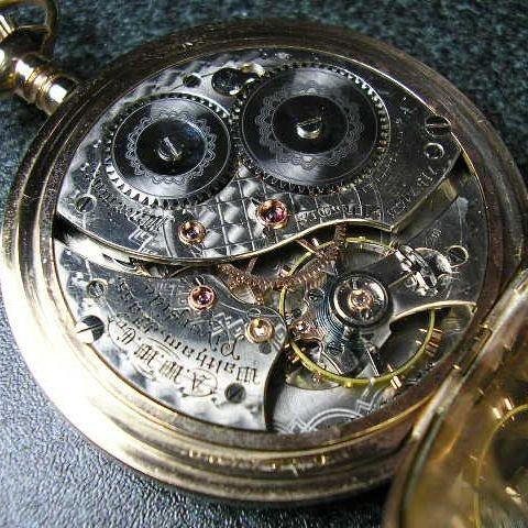 WALTHAM（ウォルサム） Riverside Maximus 三連ダイヤ仕様 : 古時計の