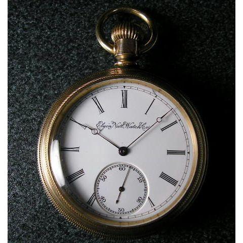 ELGIN コンバーチブルモデル アンティーク手巻き懐中時計 : 古時計の館