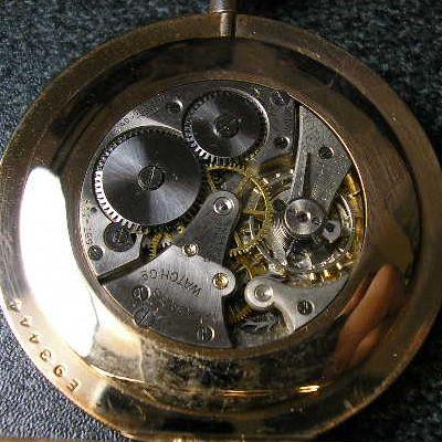 TAVANNES エナメル装飾 薄型手巻きアンティーク懐中時計 : 古時計の館