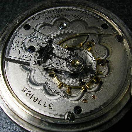 WALTHAM（ウォルサム） WALTHAM大型銀製アンティーク懐中時計 : 古時計