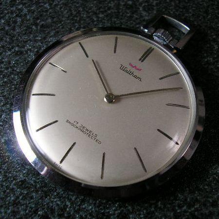 WALTHAM 手巻き薄型懐中時計 : 古時計の館 - 通販 - Yahoo!ショッピング