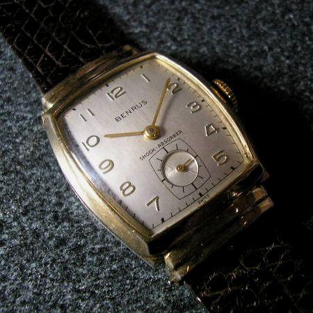 BENRUS ベンラス手巻きビンテージ腕時計 : wtsbr : 古時計の館 - 通販 - Yahoo!ショッピング