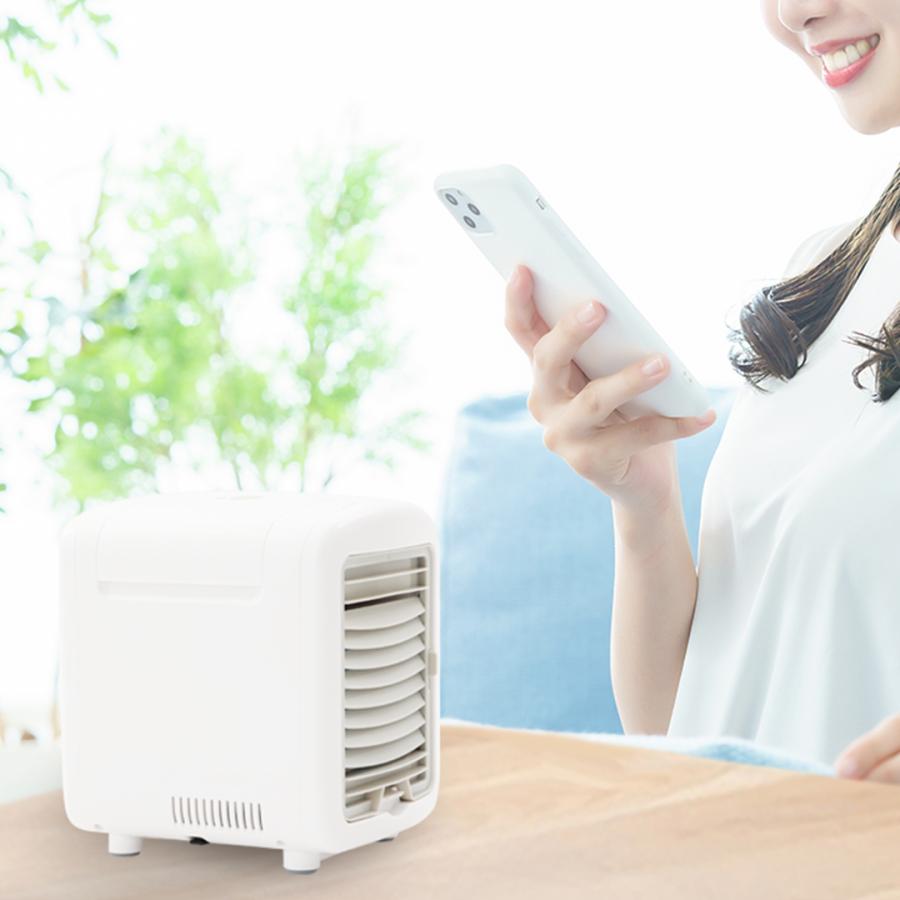 サクセスアジア ペルチェ式卓上クーラー SS-PAW 冷風 扇風機 usb 小型