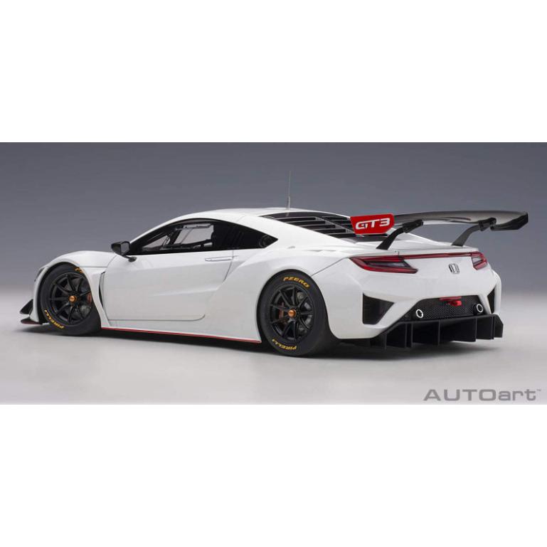 オートアート AUTOart 1/18 ホンダ NSX GT3 2018 ホワイト 完成品