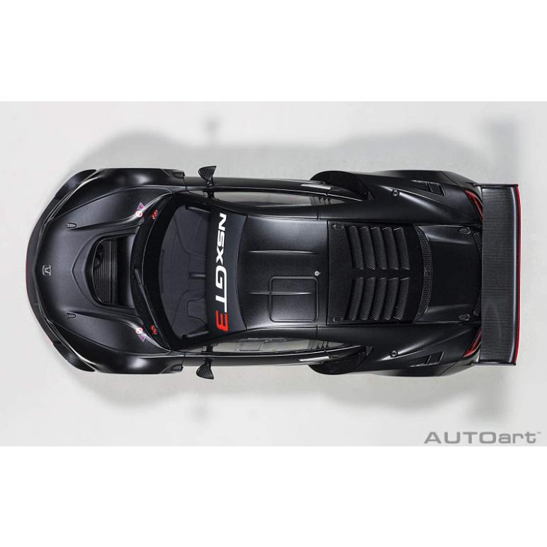 AUTOart 1/18 ホンダ NSX GT3 2018 マット・ブラック 完成品 81899