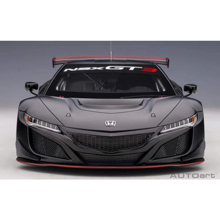 AUTOart 1/18 ホンダ NSX GT3 2018 マット・ブラック 完成品 81899