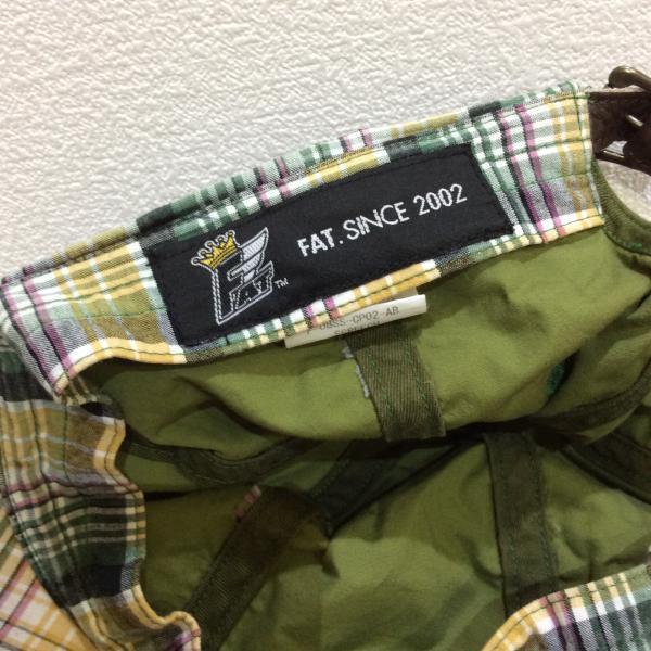 Fat エフエイティー ファッション小物 パッチワーク キャップ 最先端