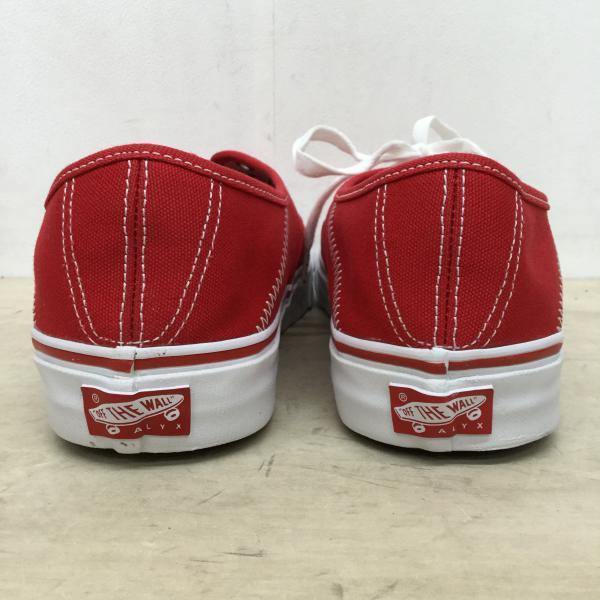 VANS バンズ スニーカー OG Style 43 LX (ALYX) TRUE RED 10018619｜furugi-sairaku｜04