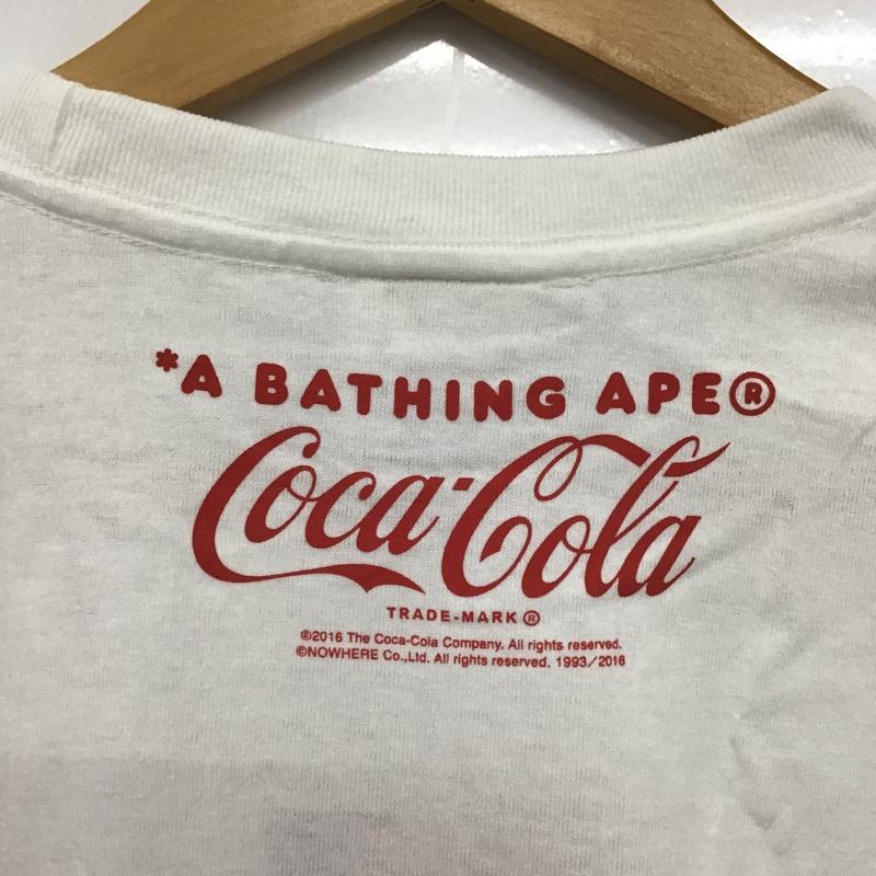 A BATHING APE アベイシングエイプ 半袖 Tシャツ T Shirt  コカ・コーラ タグ付 COCA-COLA MILO 10081655｜furugi-sairaku｜03