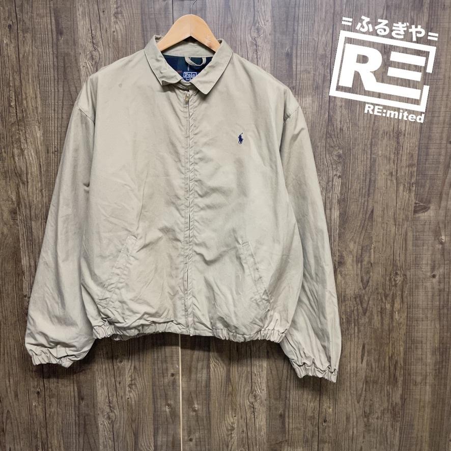 ポロバイラルフローレン　スウィングトップ　ジャケット　ブルゾン　古着 L Polo by Ralph Lauren ポロバイラルフローレン スイングトップ メンズL