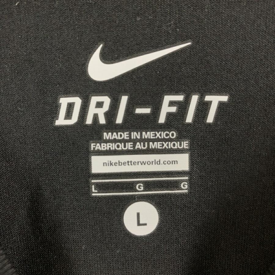 古着 NIKE ナイキ 無地Tシャツ DRY-FIT ブラック系 メンズL 中古 n003823｜furugiya-sun｜03