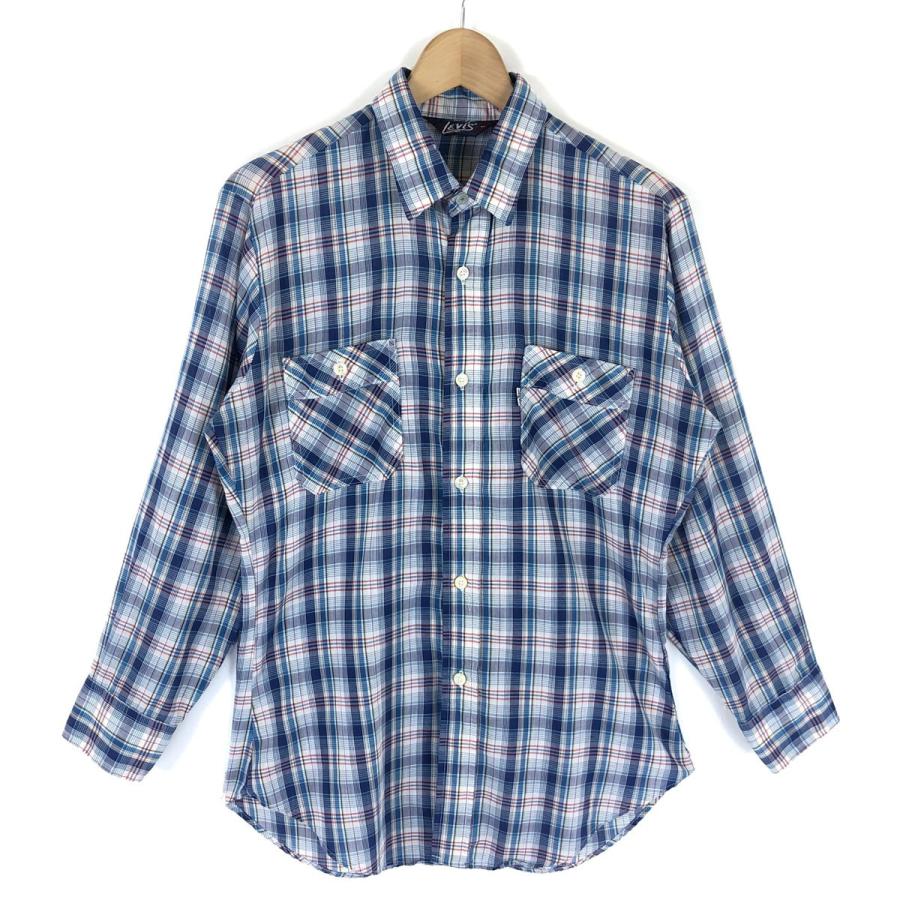 Levi's 【古着】 リーバイス シャツ チェック柄 青タグ 70年代 Levi's 【古着】 リーバイス シャツ チェック柄 青タグ 70年代