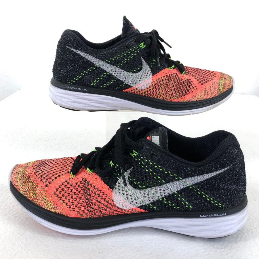 【古着】 NIKE ナイキ スニーカー Flyknit Lunar 3 オレンジ系 メンズ26.0cm 【中古】 n040970｜furugiya-sun｜09