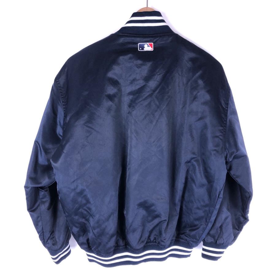 古着】 majestic スタジャン サテン系 MLB ニューヨーク ヤンキース 90