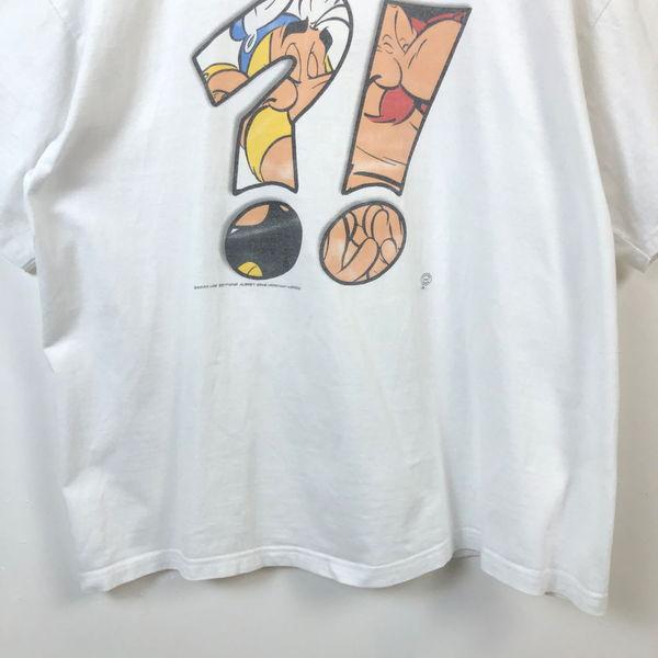 【古着】 ALBERT RENE Tシャツ Asterix コミック柄 ホワイト系 メンズL 【中古】 n044976｜furugiya-sun｜04