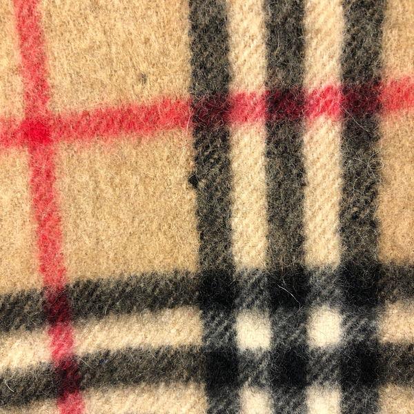 【古着】 BURBERRY バーバリー カシミアマフラー チェック柄 英国製 ベージュ系 【中古】 n049577｜furugiya-sun｜11