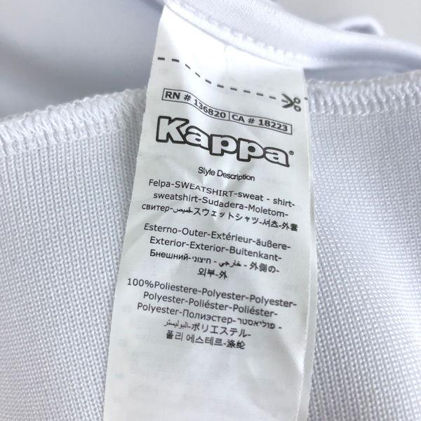 【古着】 Kappa カッパ ジャージ トラックジャケット 袖ロゴライン ホワイト系 メンズXS 【中古】 n051539｜furugiya-sun｜06