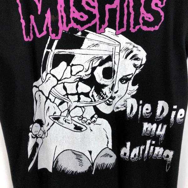 【古着】 MISFITS ミスフィッツ バンドTシャツ Die Die my darling ドクロ 女性 ブラック系 メンズL 【中古】 n052416｜furugiya-sun｜04