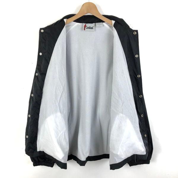 古着】 Cardinal ナイロン コーチジャケット 90年代 ブラック系 古着】 Cardinal ナイロン コーチジャケット 90年代 ブラック系