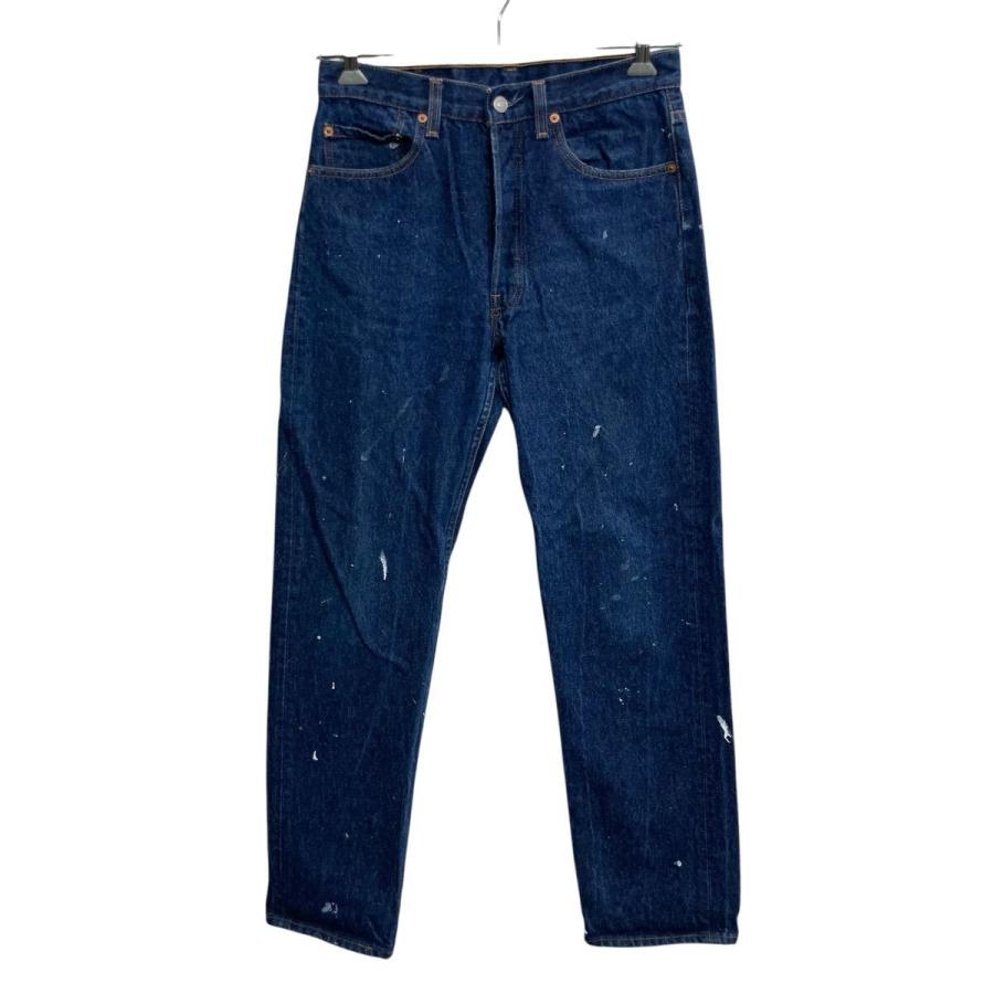 リーバイス501XX インディゴ デニムパンツW32 90s USA製 Levi's 501 XX デニムパンツ W32 インディゴブルー