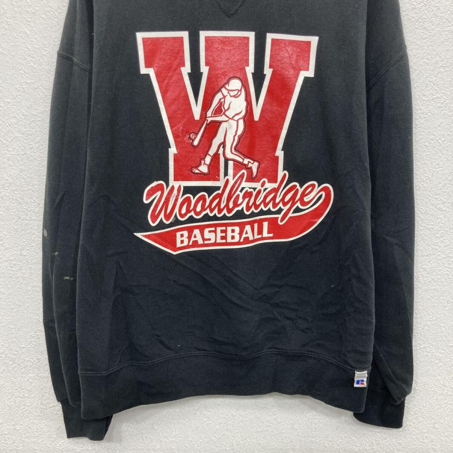 90s USA製 RUSSELL ATHLETIC プリントスウェット トレーナー XL