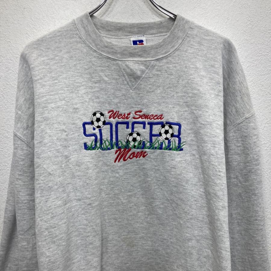 90s USA製 RUSSELL ATHLETIC ロゴスウェット トレーナー XL ライト 