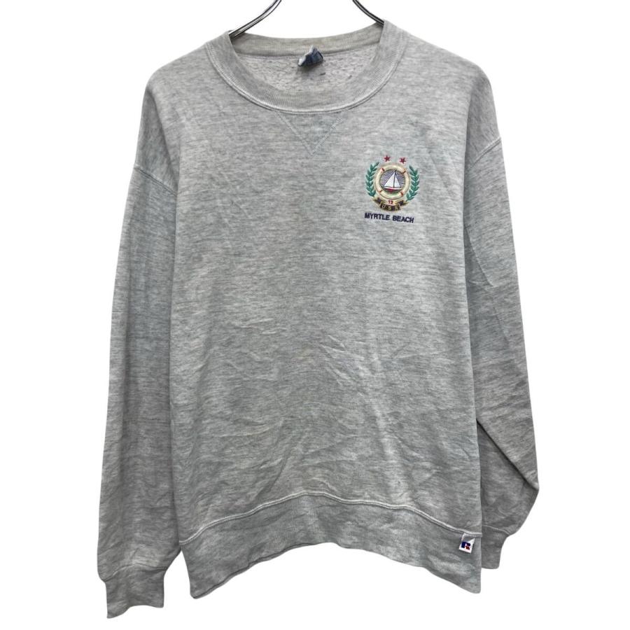 90s USA製 RUSSELL ATHLETIC ロゴスウェット トレーナー L ライト 