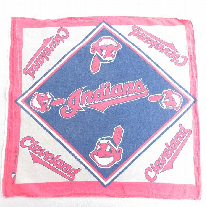 れ*ん様 未使用保管品4点まとめ ドジャース バンダナ 90年代 メジャーリーグ MLB 中古 バンダナ 90年代 90s MLB クリーブランドインディアンス