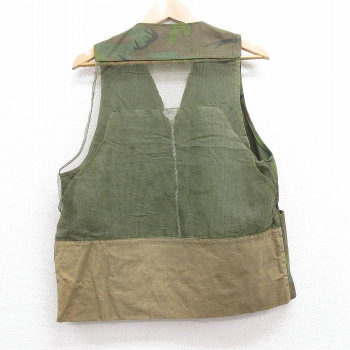 L 古着 ハンティング ベスト メンズ 70s コットン タロン 緑他 グリーン 迷彩 Spe 22jan05 中古 アウター カバーオール Ilgaimportadora Com