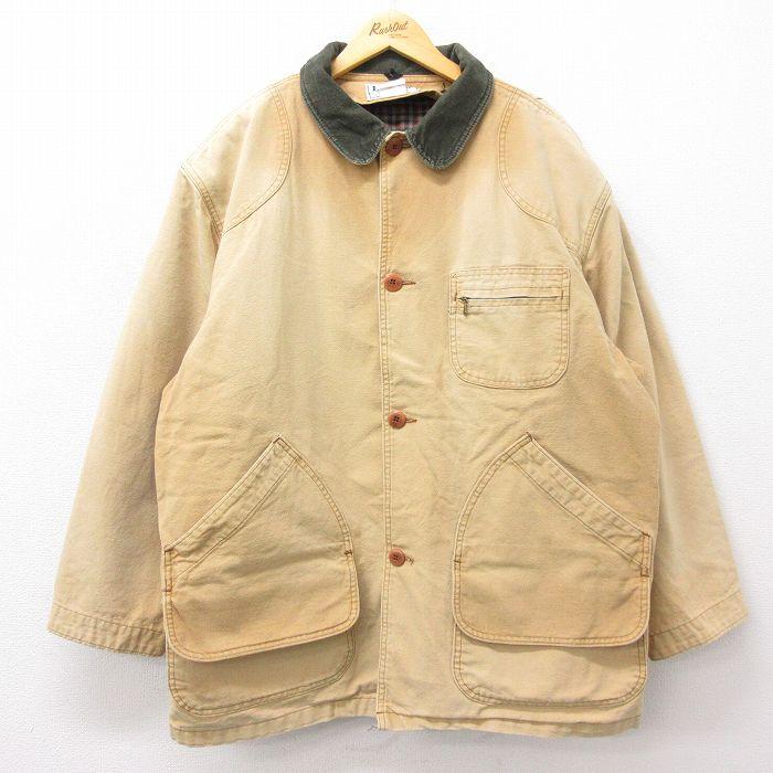 XL/古着 エルエルビーン LLBEAN 長袖 ハンティング ジャケット メンズ