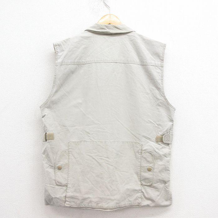 90's Banana Republic ハンティングベスト 中古】90s BANANA REPUBLIC ハンティングベスト ベージュ サイズL