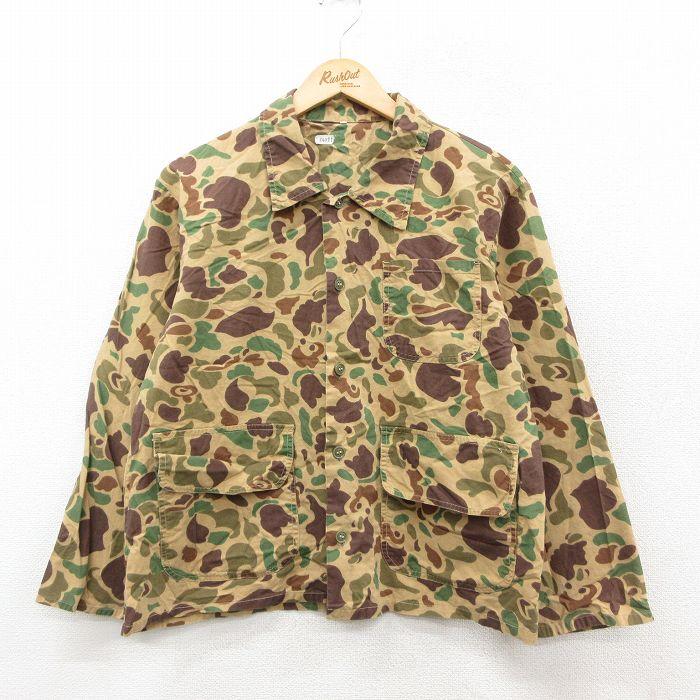 古着 80s Gamehide ダックハンター カモ 迷彩 防寒 防水 2way コットン