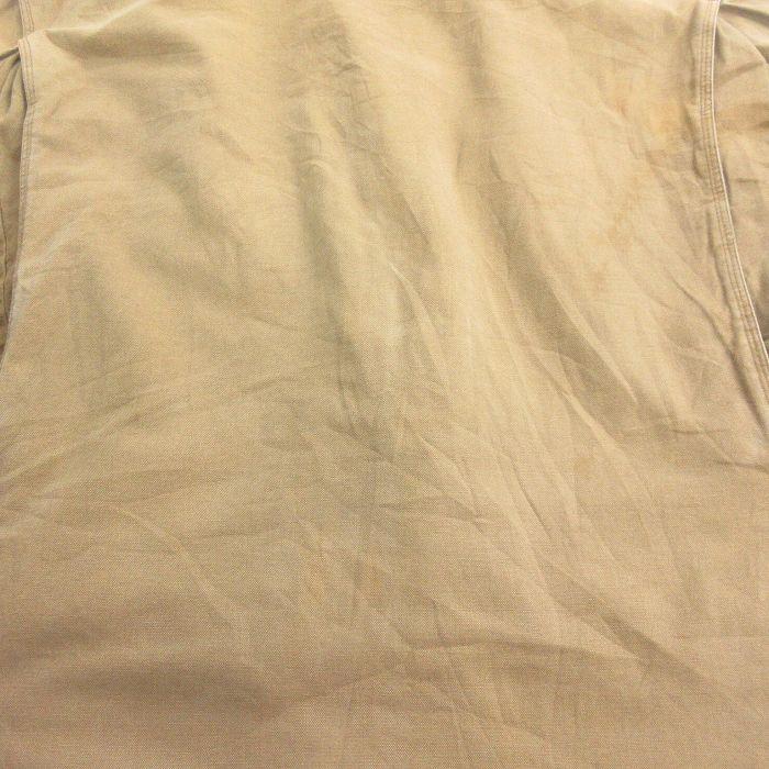 90s J.Crew ジェイクルー　リネン　カバーオール J.CREW（ジェイクルー） XL/古着 長袖 カバーオール メンズ 90s ダック