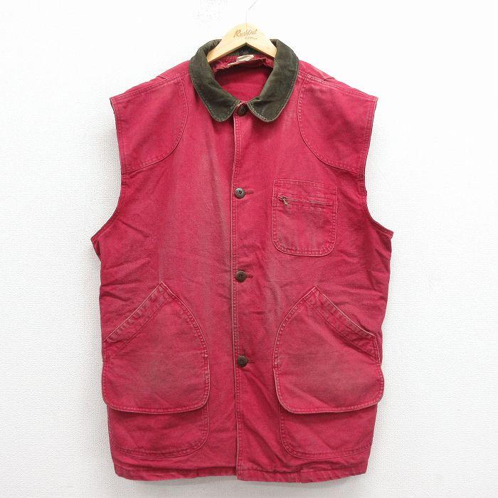L.L.Bean（エルエルビーン） XL/古着 ハンティング ベスト メンズ 90